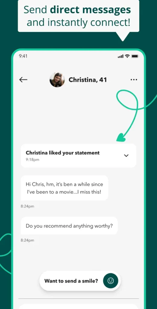 Elite Singles: Direct messages