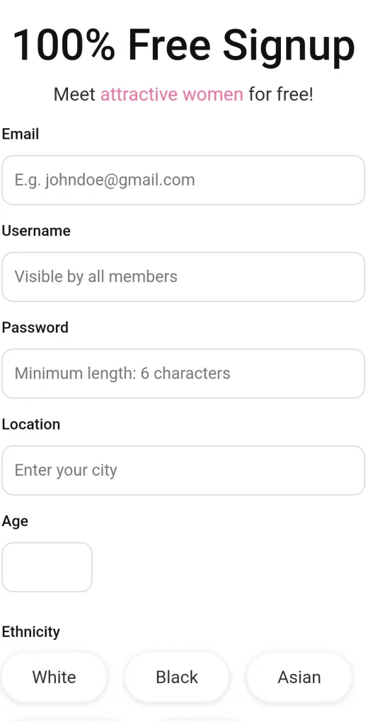 Secret Benefits Signup